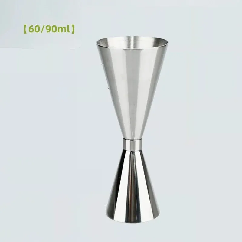 30/45/60/90ml Measuring Cup 304 Stainless Steel Measure Cup Cocktail Shot Drink Spirit Jigger Mixed Beaker Liquid Measuring Cups — image 9