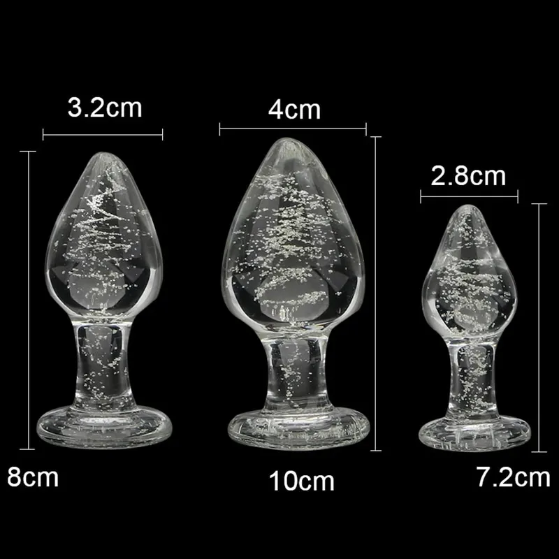 Perles anales en verre pour femmes et hommes, godemiché lumineux, masturbateur féminin, jouets sexuels, jeux de Couple pour hommes adultes, produits érotiques, 28-40mm — image 6