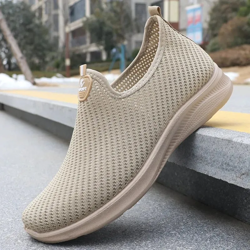 2025 รองเท้าผู้ชายรองเท้าผ้าใบลำลองฤดูใบไม้ผลิฤดูร้อนBreathable Soft Soleน้ำหนักเบาราคาไม่แพงขี้เกียจรองเท้าผ้าใบรองเท้าผู้ชาย