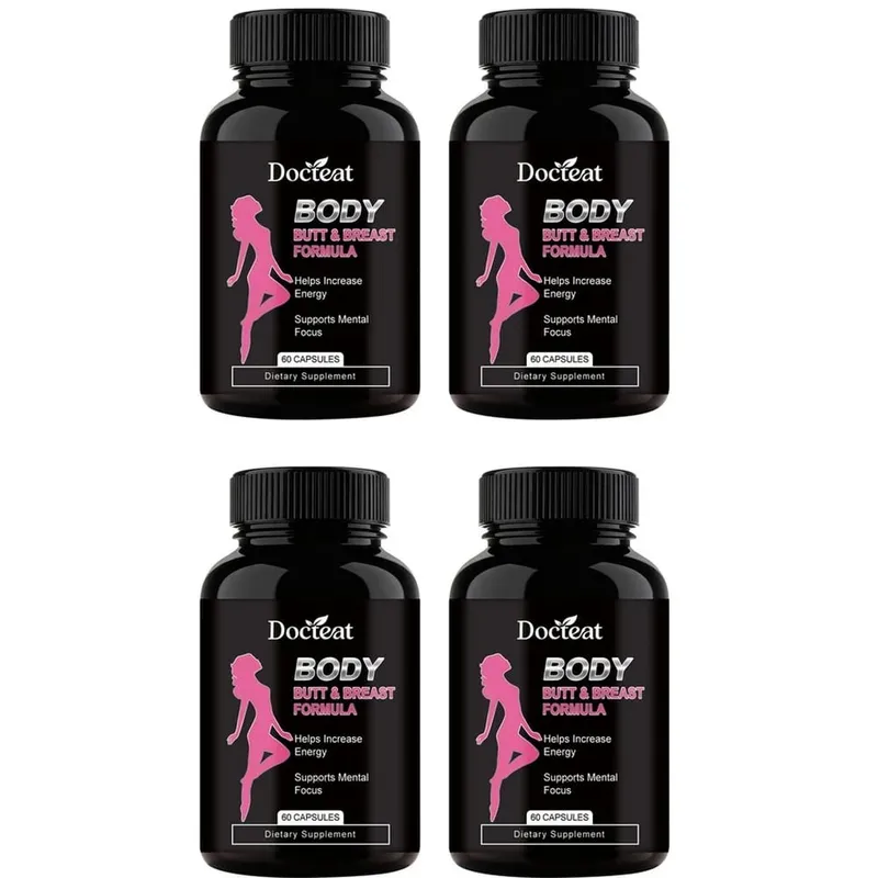 Docteat Body Butt & Breast Formula Capsules Helps Increase Energy and Supports Mental Focus with Creatine and Whey 60 Capsules