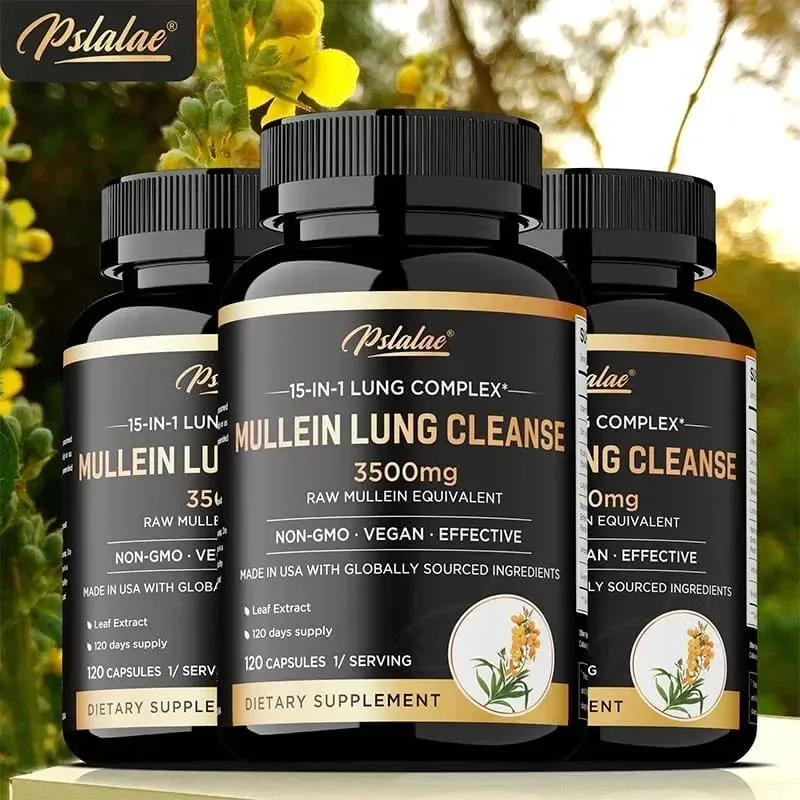 Mullein 清肺 - 吸菸者的呼吸補充品 素食膠囊 - 清肺 肺部健康 免疫補充劑 — image 2