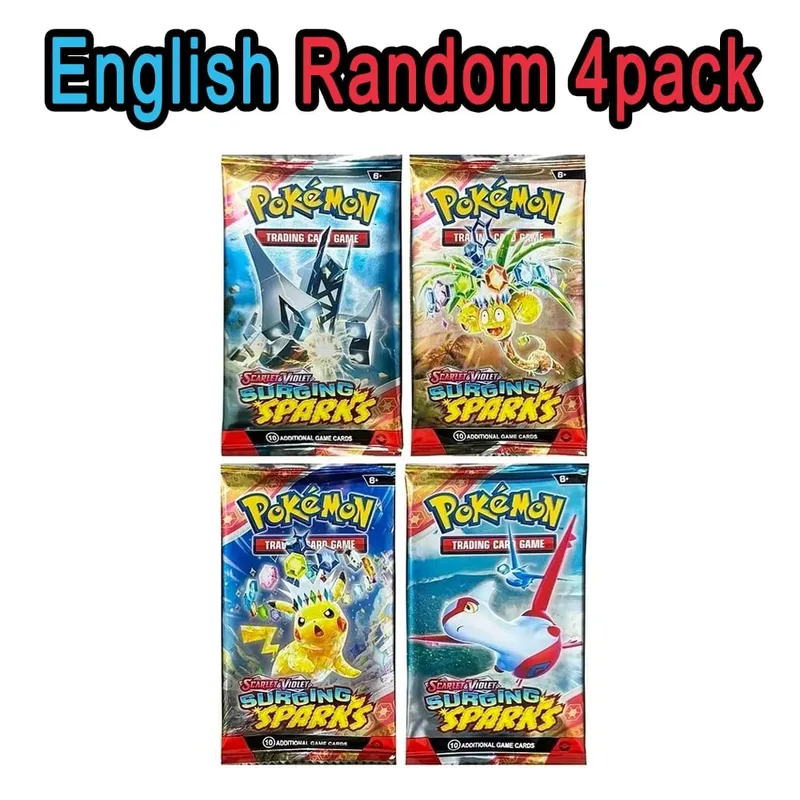 ** 360Pcs EnglishPokémonCards SunMoon Destined PSrismatic Evolutions Scarlet Violet 151 PALDEAN Booster Battle Transaction Card