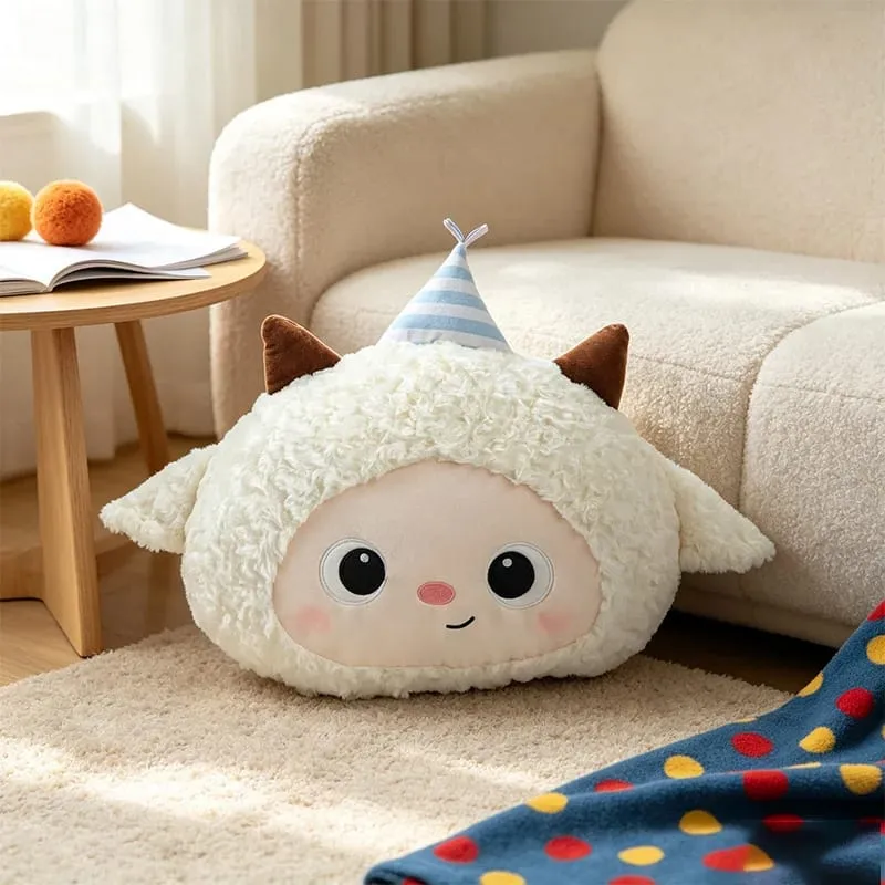 40CM Kawaii Cartoon Animal Plush Pillow Soft Stuffed Soft Fox Sheep Frog Cat Seal Dog Pig Cushion Funny Home Decoration Gifts