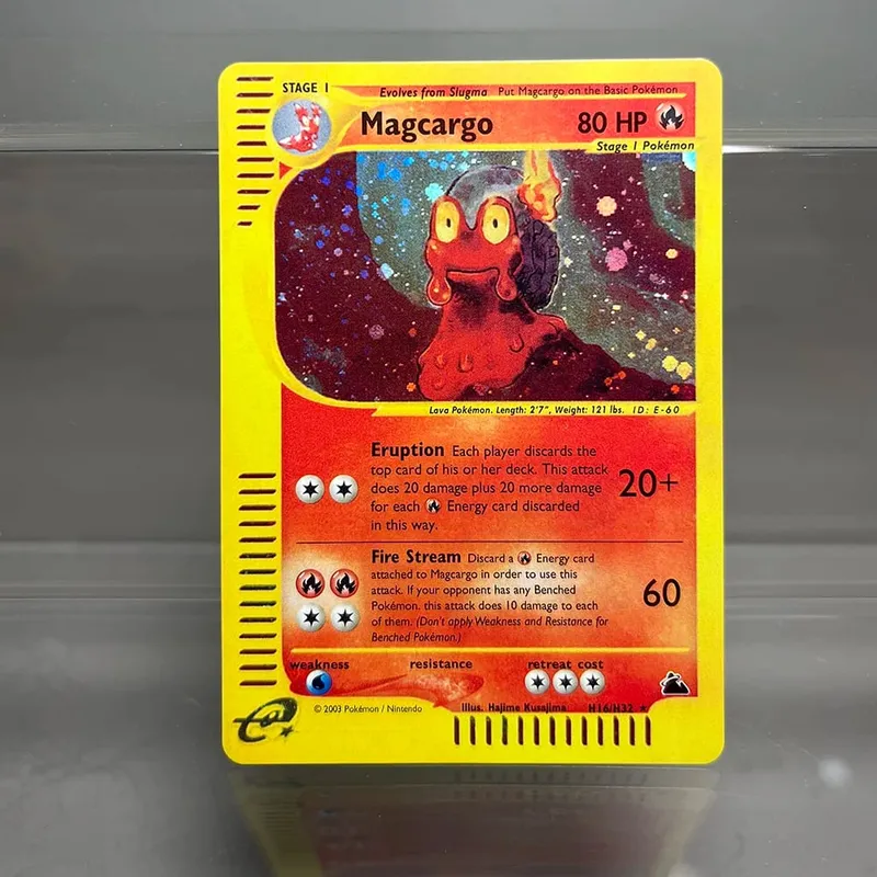 PKM Cards Charizard Steelix Celebi Single Foil Cards Magneton Gengar Classic Game Collection Cards PTCG Proxy Cards