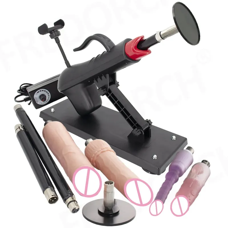 Fredorch Automatic Retractable Sex Pumping Gun Machine with Dildo For Male and Female Masturbation Sex Toy 450 Stroke per minute — image 19