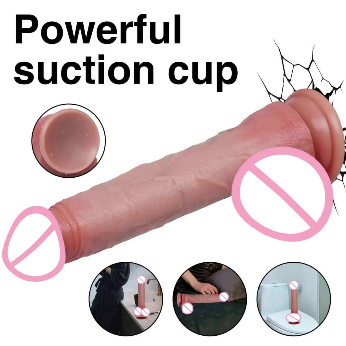 Long Dildo Vibrators for Women Heating Telescopic Machine Sex Toys Super Big Dick Large Realistic Penis Huge Dildos Vibrator — image 5