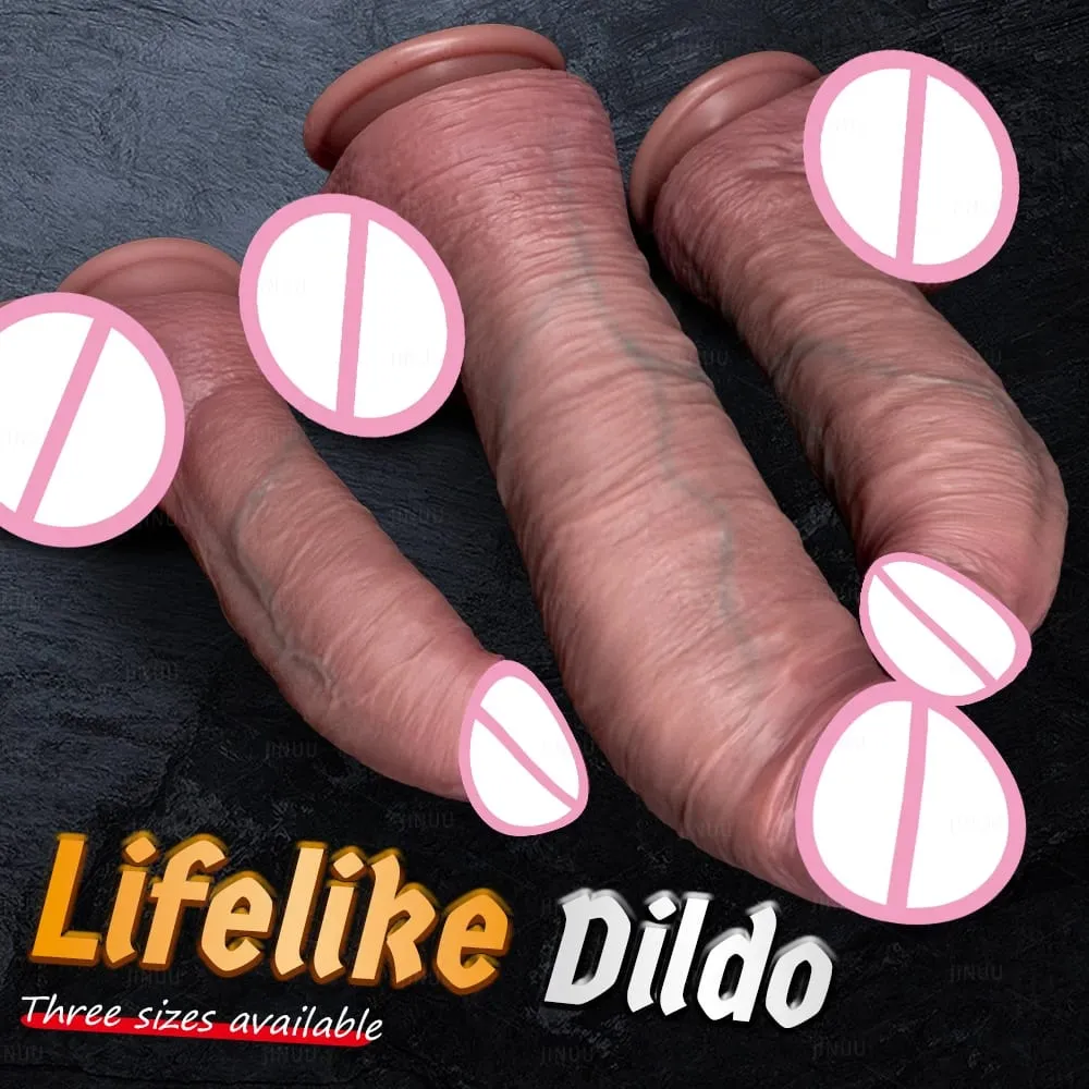 Χοντρό Dildos Ρεαλιστική σιλικόνη Strapon Dildo Γυναικεία σεξουαλικά παιχνίδια Αυνανισμός σημείου G Μεγάλο πέος Dick Strap σε πρωκτικό Dildo Λεσβίες 18+