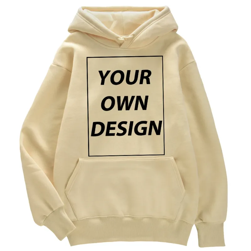 Personalizado diy impressão homem mulher outono inverno hoodies casual clássico pullovers simples confortável streetwear macio quente roupas esportivas