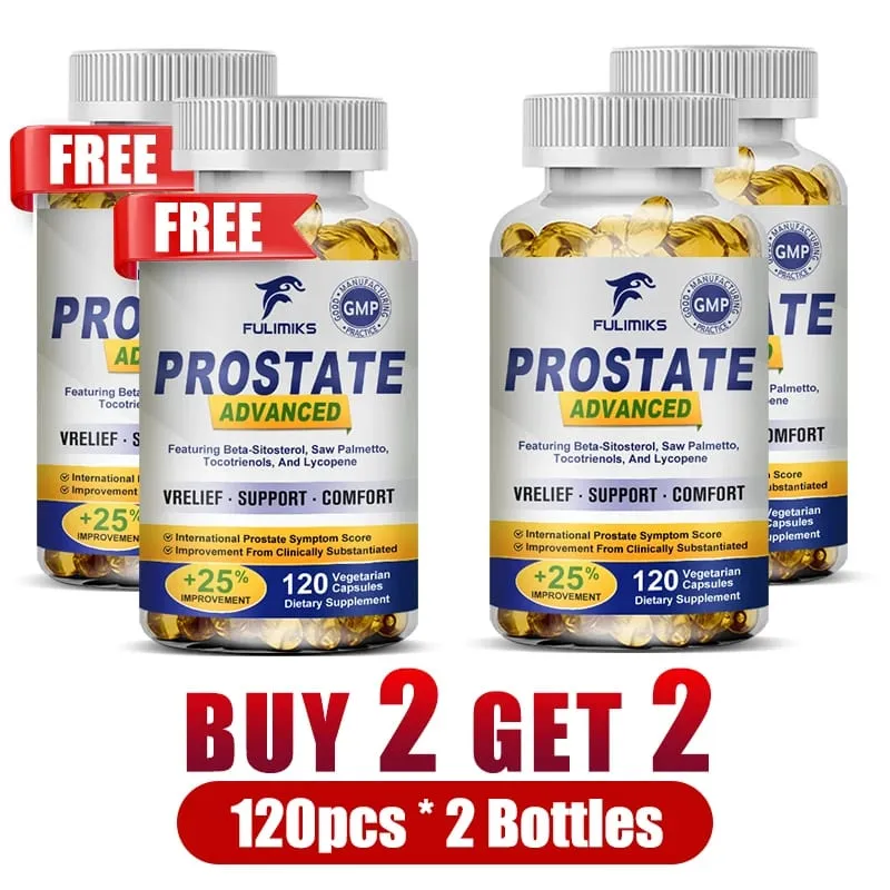 Premium Prostate Capsules with Saw Palmetto & Beta-Sitosterol Supports Urinary Flow Prostate Health & Comfort Relieve Bladder — image 9