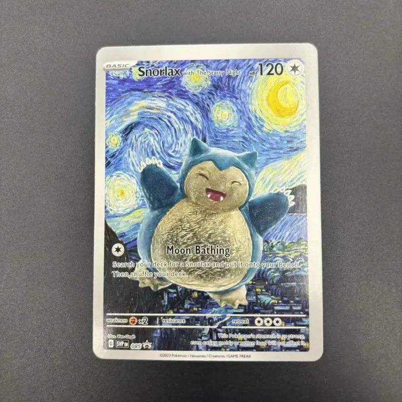DIY Collection Cards 2023 SVP EN VAN GOGH /GREY FELT HAT Self Made Single Card Classic Game Anime Cards Gift Toy