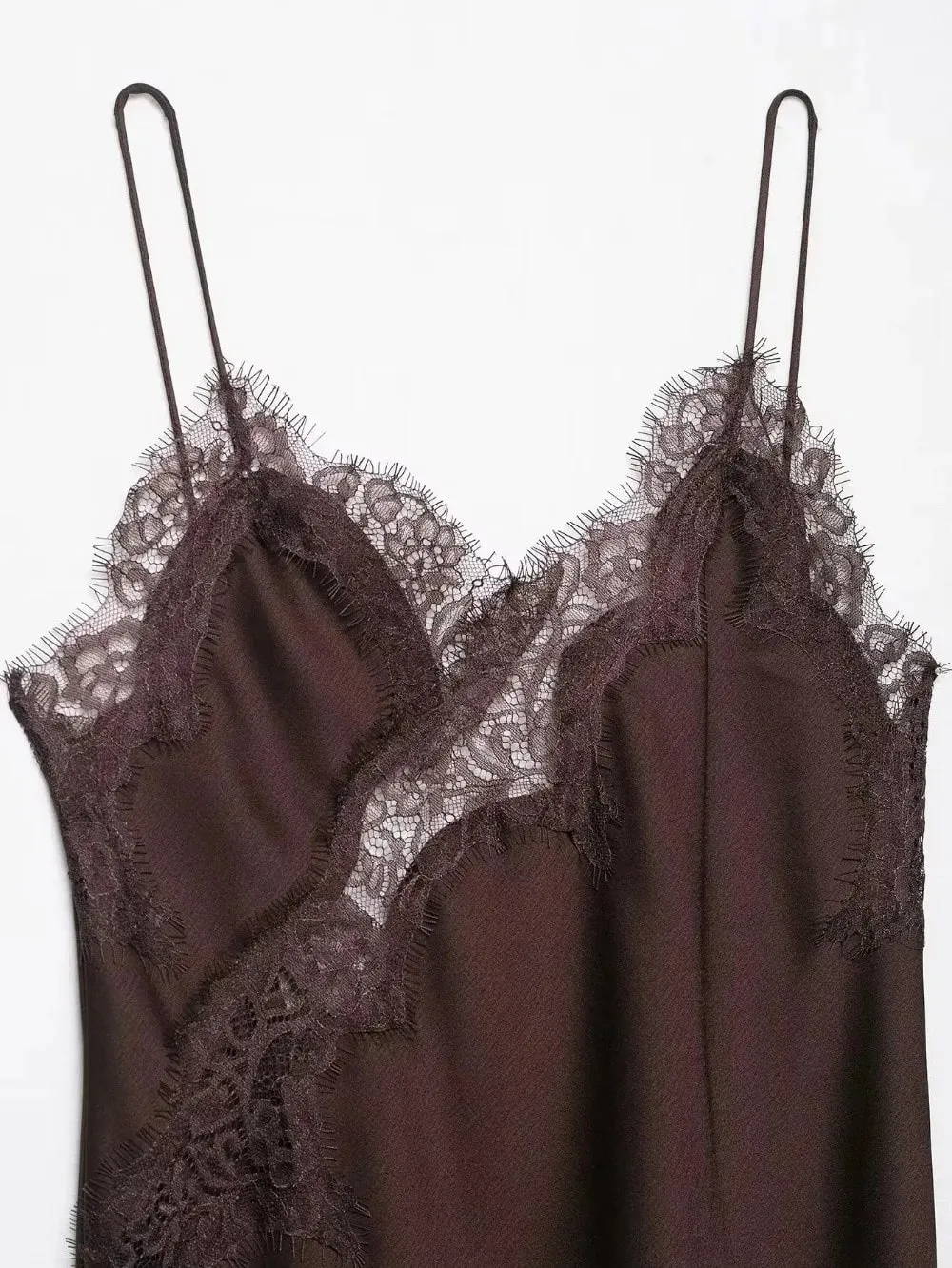 Elegante assimétrico rendas retalhos topo sem mangas sem costas camisola topos com decote em v sexy rendas feminino regata verão wear