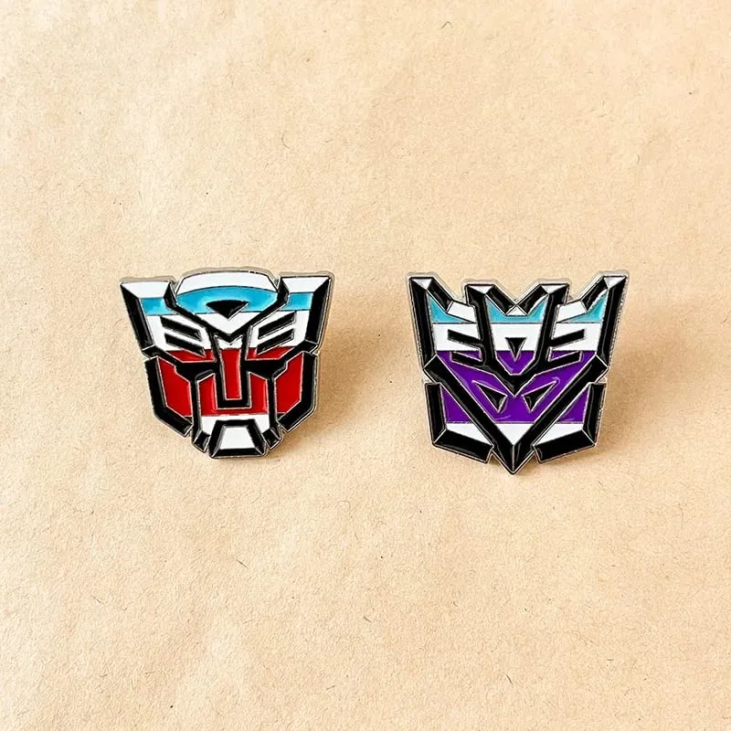 Transformers Optimus Prime Enamel Pin Cute Brooches For man Lapel Pins Badge Megatron Collectors Fashion Accessory gift — image 3