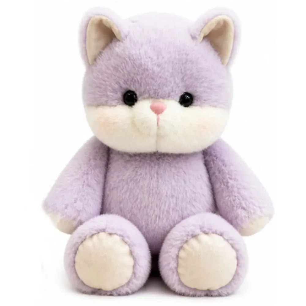 New Design Soft Cat Stuffed Animal Plush Pillow Emotional Support 17.7inch Stuffed Animals Plush Cat Pattern Cute Stuffed Toys