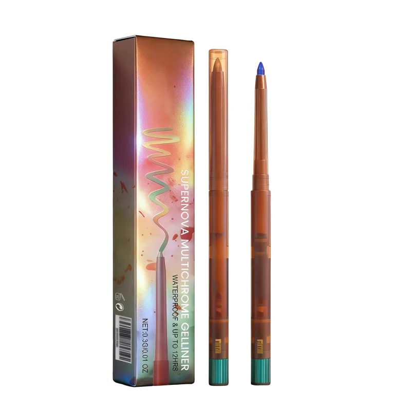 Photochromic Eyeliner Gel Pencil - Unique Eye Makeup Style Smooth Lines Smudge-Proof Long-Lasting Color-Changing Shimmery — image 9
