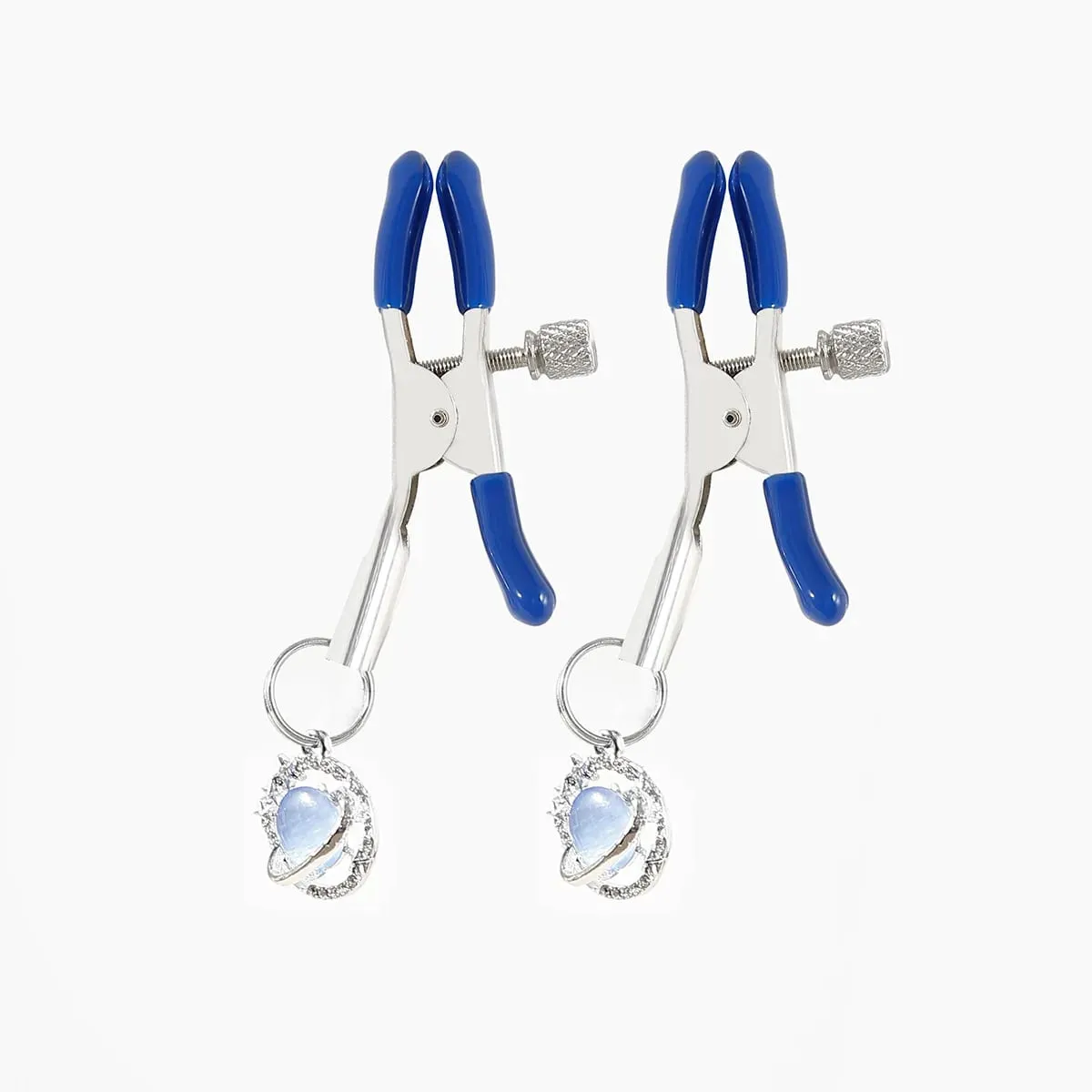 Nipple Clamps Set 7 Pairs Adjustable Screw Cute Charm Pendants Breast Clamps BDSM Fetish Body Jewelry Adult Sex Toy Women