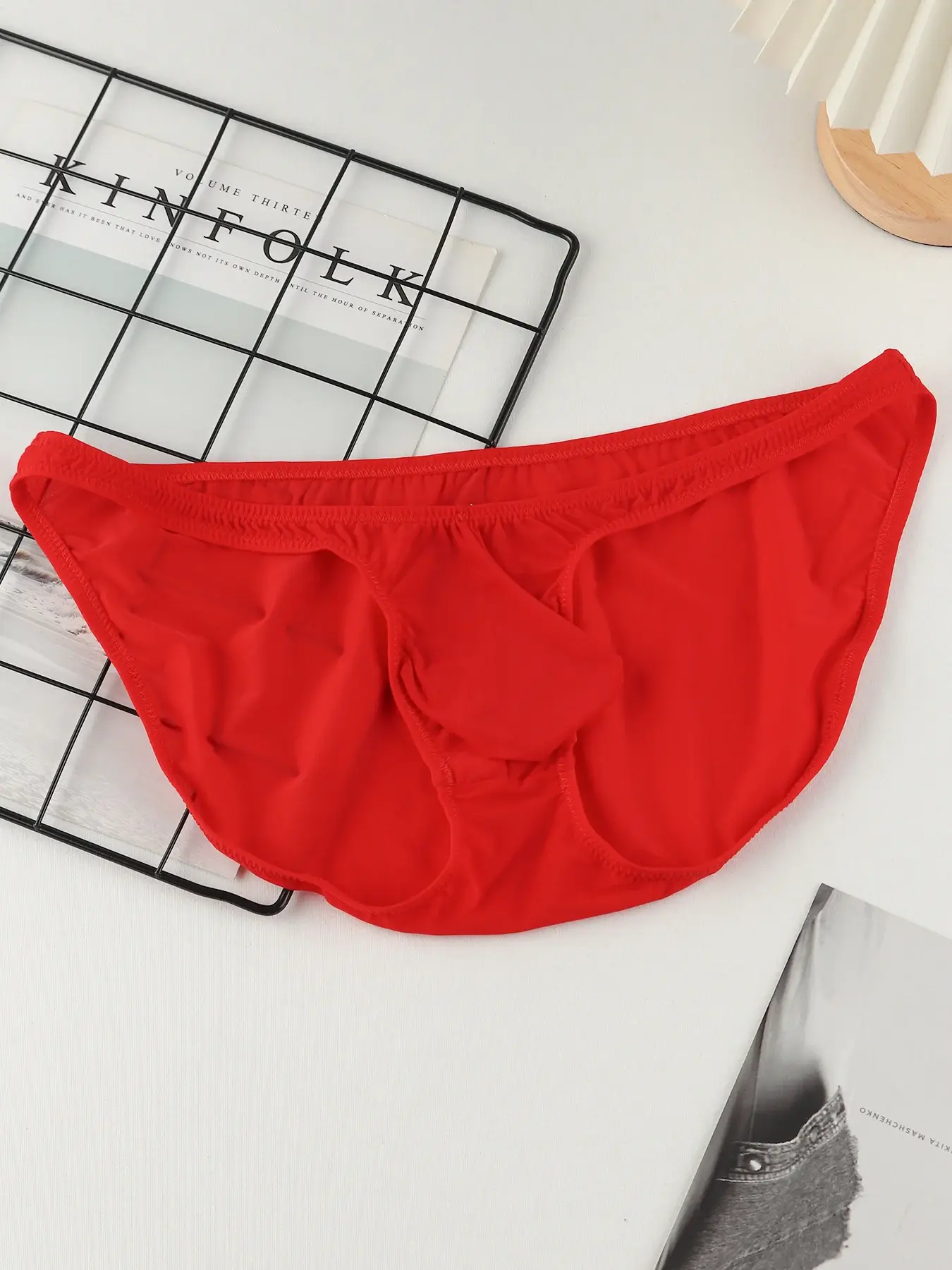 New Men's Underwear U convex Bag Hip Sexy Solid Color Bikini Men's Briefs Comfortable Breathable Quality Male Panties G6008SJ