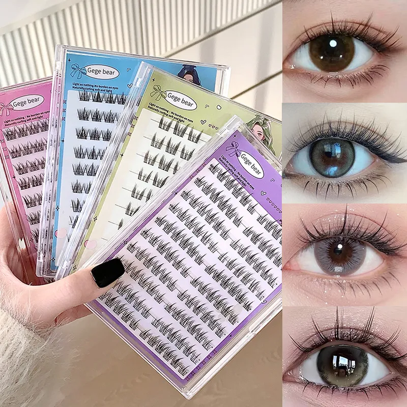 Gege Bear Non Gel False Eyelashes Are Easy to Apply in Three Steps with Natural Effects Perfect for Beginners. They Come with S — image 2