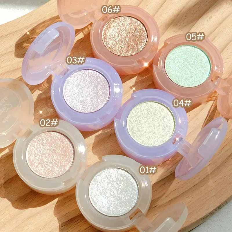 Diamond Glitter Monochrome Eyeshadow Palette Sequins Pearlescent Highlighter Powder Makeup Brighten Shiny Eyes Makeup Cosmetics