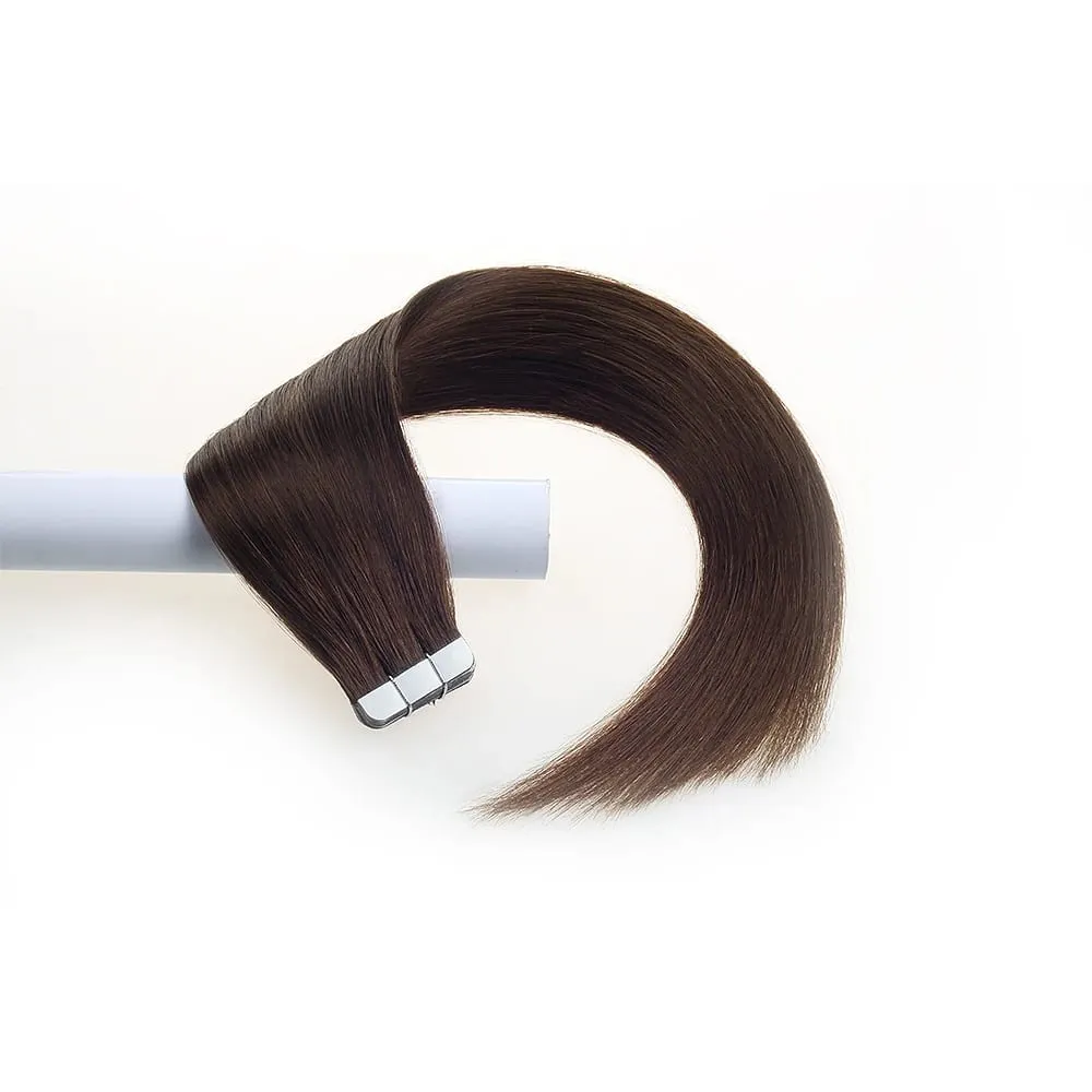 Aromas Hair Tape In Hair Extensions Human Hair 4x1cm Skin Weft Remy Tape Ins 20pcs 40pcs 14-22 inch For Thin Hair
