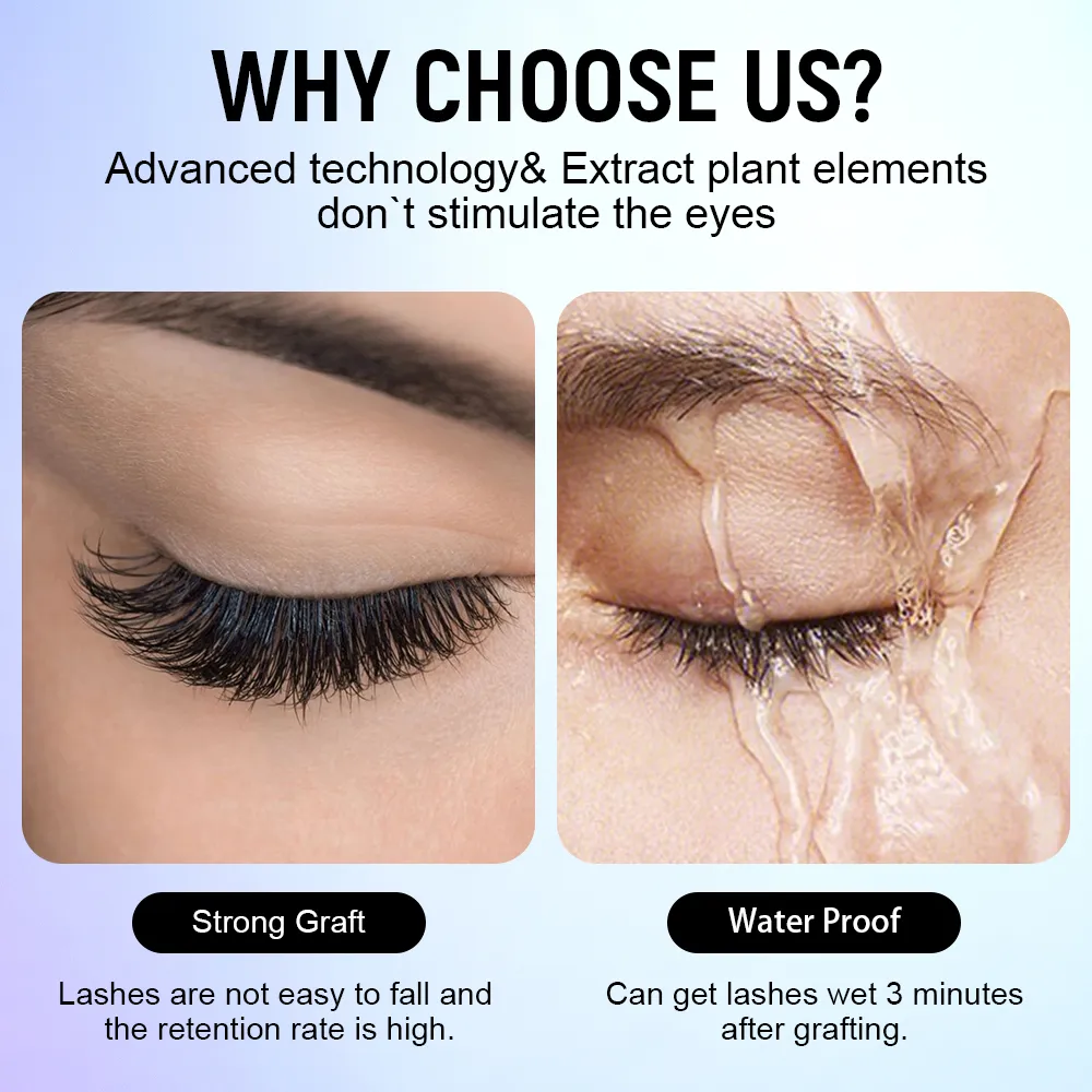 Gollee 0.5-1s Drying Eyelash Extensions Glue Latex-free Lashes Glue Professional Waterproof 6-8 Weeks Eyelash Extension Supplies — image 5