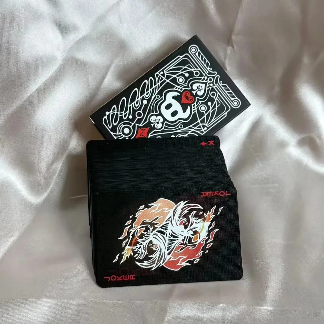 Hollow Knight Standard Poker Card Set Black and White Playing Card Game Card Group Portable Creative Party Game Toys Gift