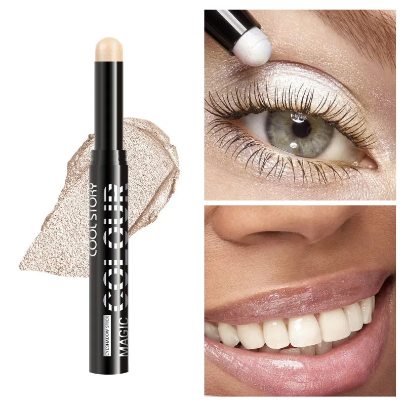 2 in 1 Eyeshadow Lipstick Stick Pencil Waterproof Glitter Brighten Matte Eye Shadow Makeup Pigment Eyeshadow Pen — image 17