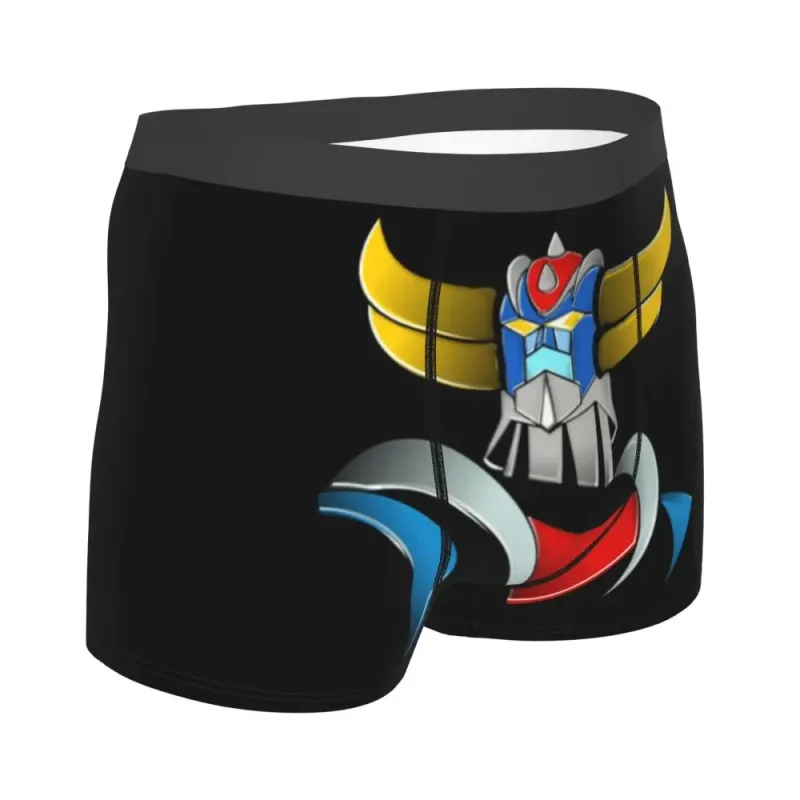 Custom Novelty Goldorak Ufo Robot Grendizer Boxers Shorts Panties Male Underpants Breathbale Briefs Underwear — image 9
