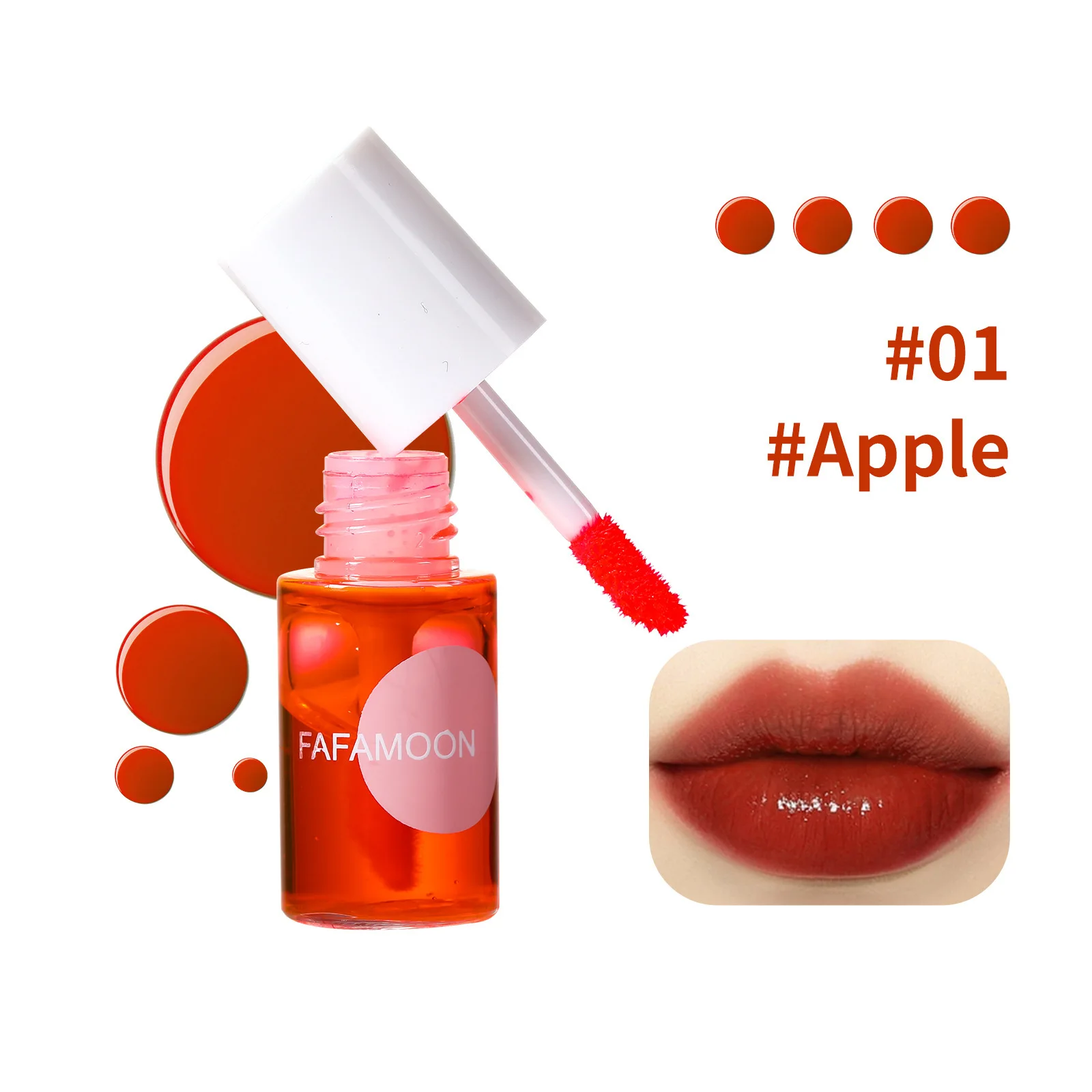 Mini brillant à lèvres hydratant, teinte liquide à l'eau, miroir, glaçure à lèvres longue durée, imperméable, rouge à lèvres, rouge à lèvres, cosmétique