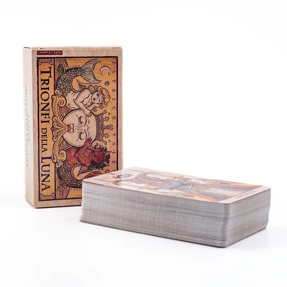 Trionfi Della Luna Tarot Russian Visions 81Pcs Divination Fate Tarot Oracle Cards Party Entertainment Board Game Cards 10.3*6Cm — image 3