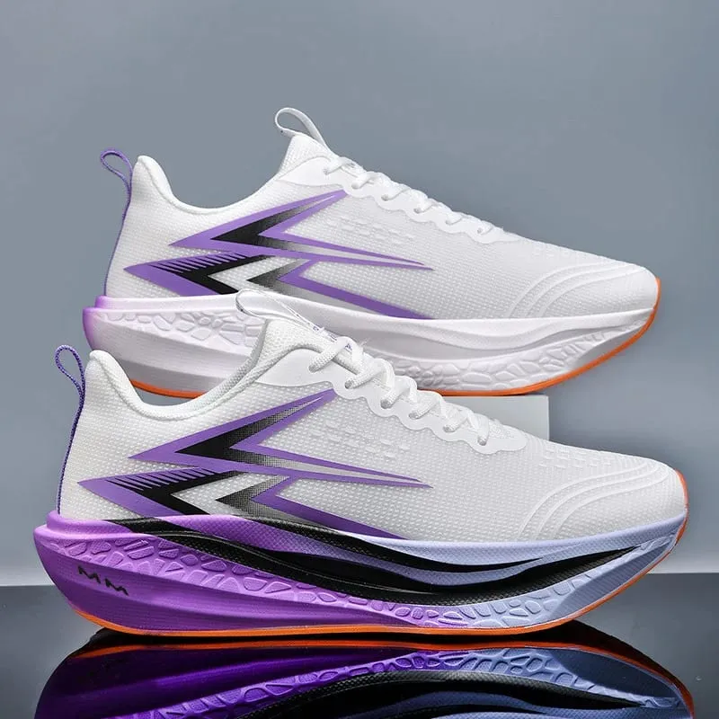 Men Running Shoes Carbon Board Marathon Speciality Walking Sneakers For Men Sports Casual Lightweight Women's Athletic Sneakers — image 10