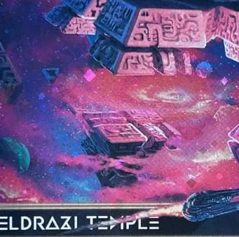 LK61 Galaxy Foil Eldrazi Temple Gemstone Caverns Godless Shrine Galaxy Foil High-Quality TCG Proxy Cards (Black-Core)