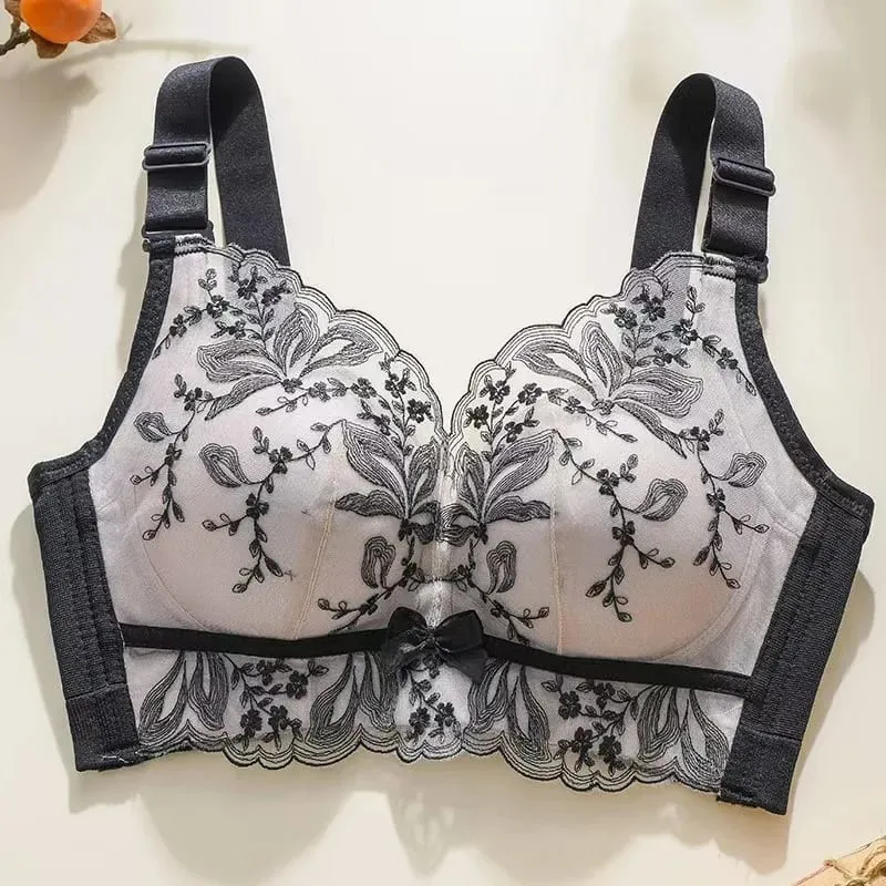 Soutien-gorge Sexy en dentelle, Push Up, doux, petit sein, Anti-affaissement, sous-vêtements pour femmes, Lingerie réglable