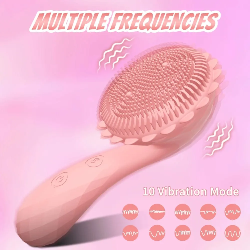 New Vibrator for Women Brush Nipple Clitoris Stimulator Vibrator Dildo Vibrator Cleansing Brushes Makeup Sex Toys Products 18+ — image 2