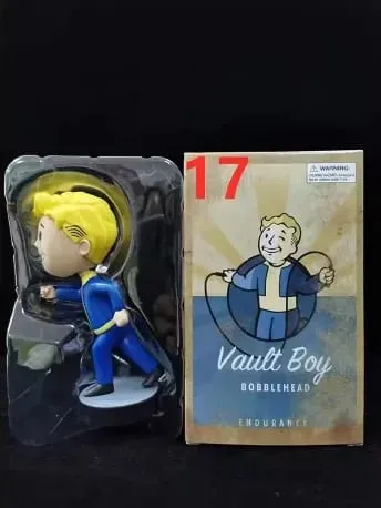 Anime Bobblehead Cute Vault Boy Full Set Action Figure Toys Collection Model Doll Desktop Ornament Display Boy Gifts