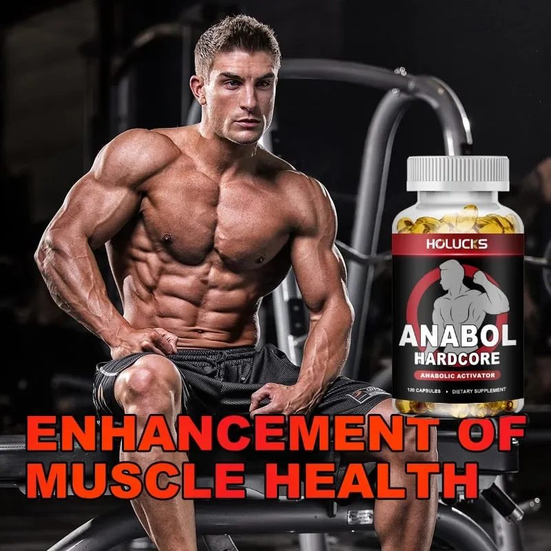 Men’s ANABOLIC Muscle Building Supplement Boost Workout Energy Muscle Growth & Protein Synthesis Balances Men Hormones