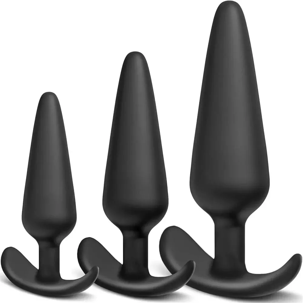 Soft Silicone Dildo Anal Plugs Anal Dilator Prostate Massager Vaginal Stimulator Adult Sex Toys For Men Women Gay Anal Trainer — image 1