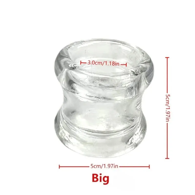 Stretcher Penis Rings Enlarger Erection Silicone Sleeves For Penis Enlargement Extender Testis Restraints Penis Rings Sex Toys