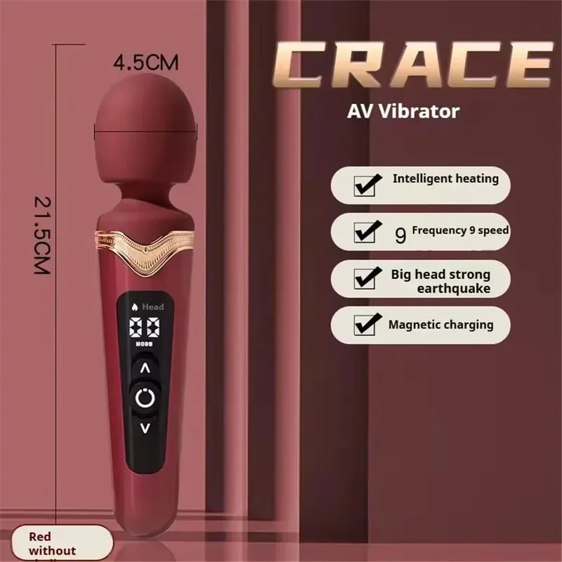 Powerful Large AV Magic Wand Vibrators Stimulation G Spot Nipple Clitoral Massager Vaginal Female Masturbator Sex Toys