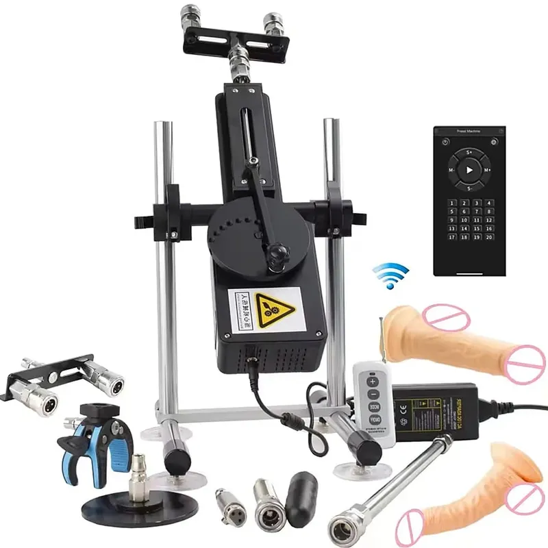Remote & APP Control Sex Machine With DIldo and Vac U Lock for Man and Women 20 Modes Stable Love Machine Silent Vibrator