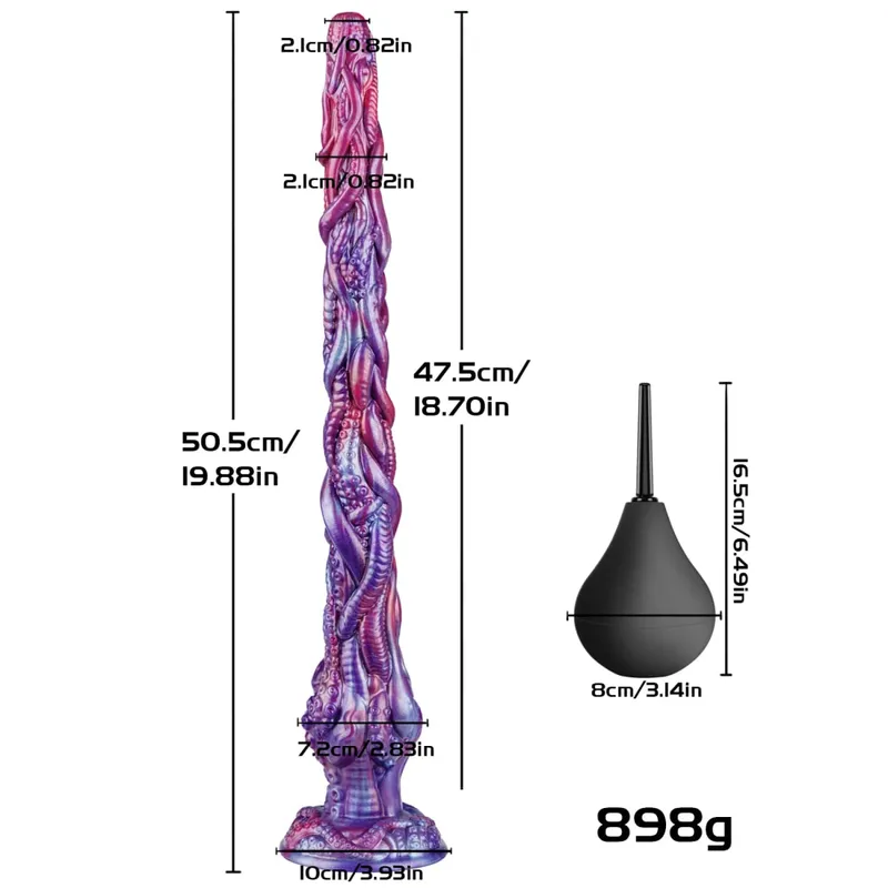 Octopus Tentacles Ejaculation Dildo Extra-Long Monster Dick Anal Plug Squirting Penis Buttplug Adult Sex Toys For Men Women BDSM