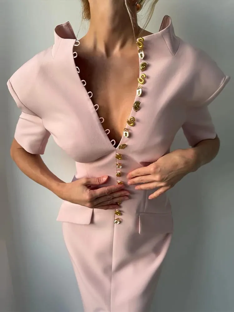 Elegant Women's Floral Print Dresses Single Breasted Slit Maxi Dresses Bodycon Party Evening Formal Gown 2026 New Outfit