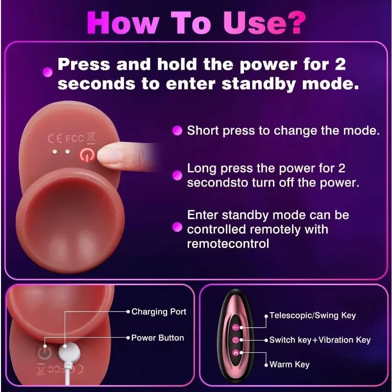 Adult Supplies Double Head Tongue Licking Vibration Remote Control Massager Adult Sex Toys Women Vibrator for Orgasm Stimulator