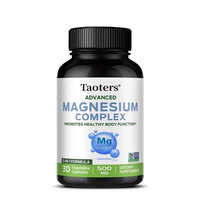 Magnesium Complex - Bone Muscle & Heart Health Supplement Sleep Support Muscle Relaxation Stress & Anxiety Relief
