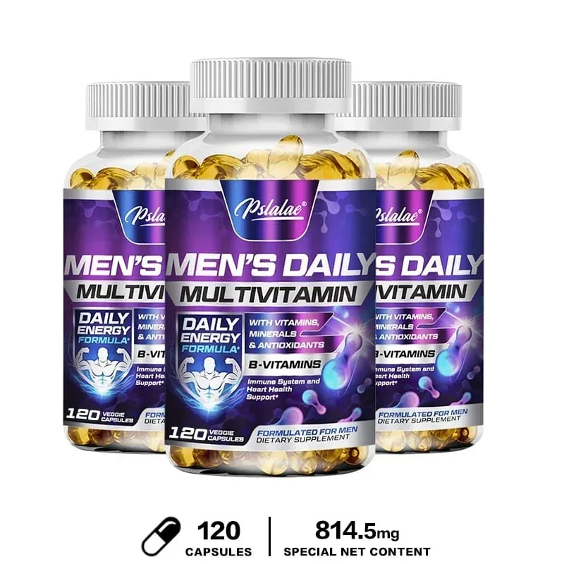 Men's Multivitamin Supplement-Daily Multivitamins and Nutrients To Support A Healthy Active Lifestyle Energy Heart Brain Health