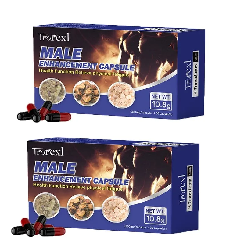 Epimedium Capsules for Men Blood Flow Booster Morning Power Pills Male Enhancing Endurance Supplements