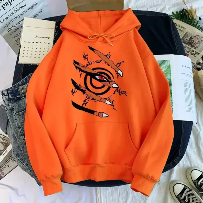 2026 Anime and manga printed hoodies for men and women, hooded pullovers for spring and autumn, comfortable sportswear tops