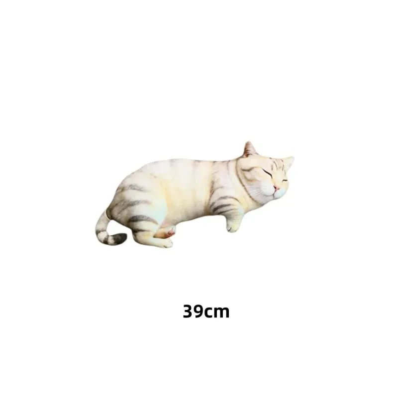 Simulated Animal Pillow Dog Cat Pig Cattle Plushies Toys Home Decor Toys Soft Sofa Cushion Throw Pillow Creative Birthday Gifts