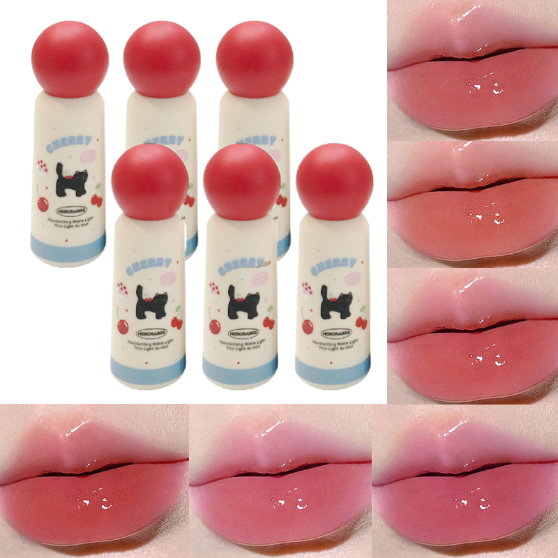 Meow Whisper Mirror Lip Gloss - Moisturizing Long-Lasting Water-Glossy Perfect for Spring/Summer