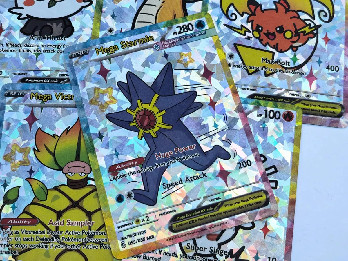 Shiny 55Pcs Cute DIY Card Pokemon Holographic Anime Version Classical Collection Cards Gengar Charizard
