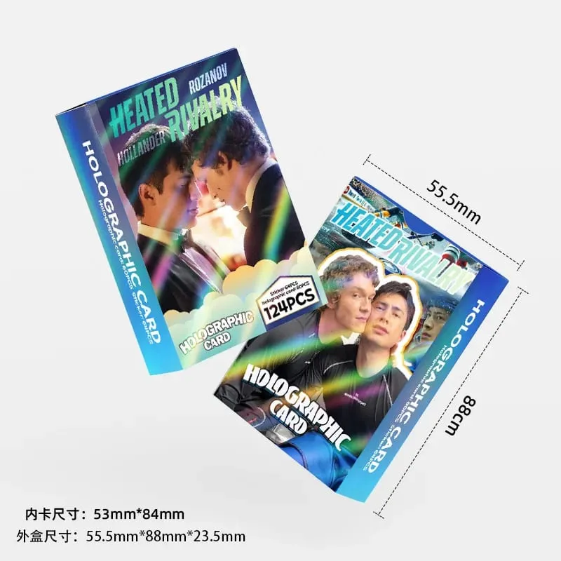 124pcs Heated RIVALRY Photocards Stickers Kpop Merch Lomo Cards Set Fans Collection Cards Gifts — image 5